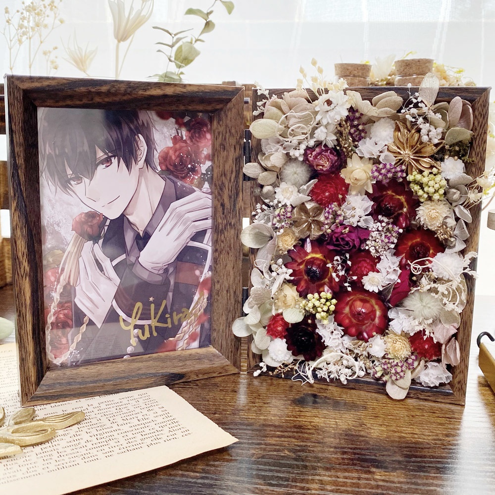 【A】シキ:フラワー額装 複製原画