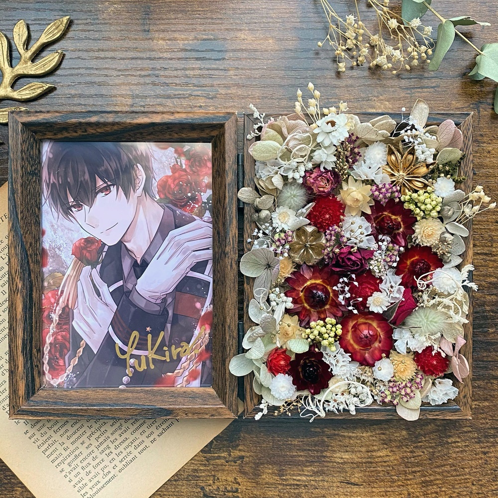 【A】シキ:フラワー額装 複製原画