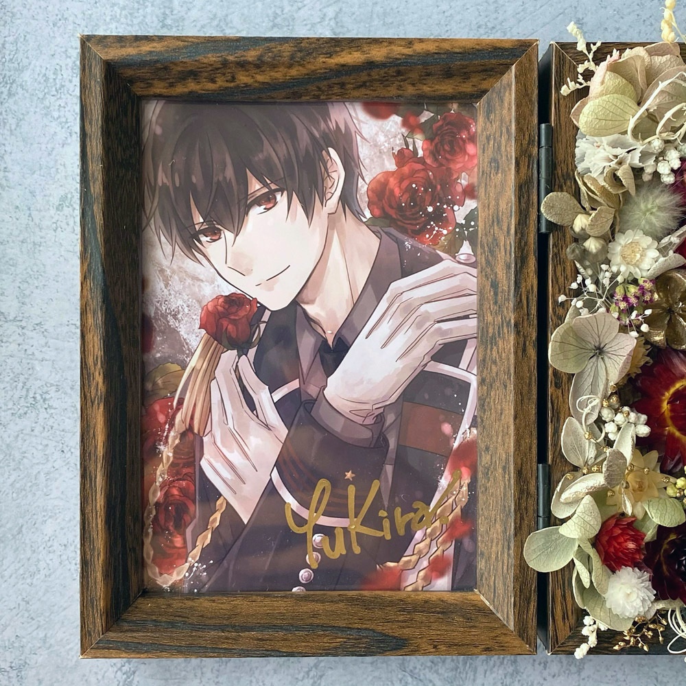 【A】シキ:フラワー額装 複製原画