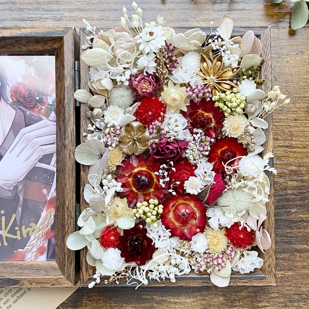 【A】シキ:フラワー額装 複製原画