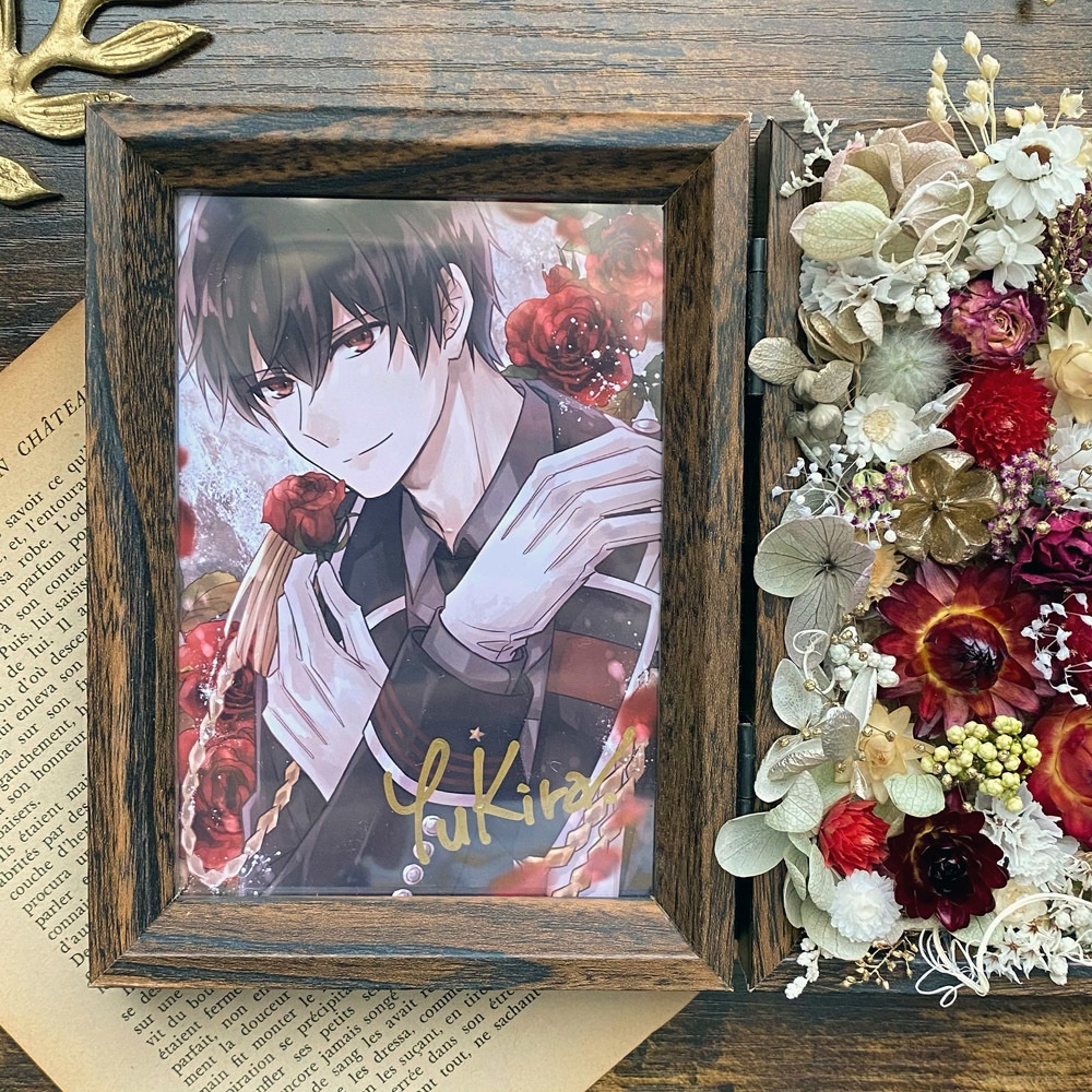 【A】シキ:フラワー額装 複製原画