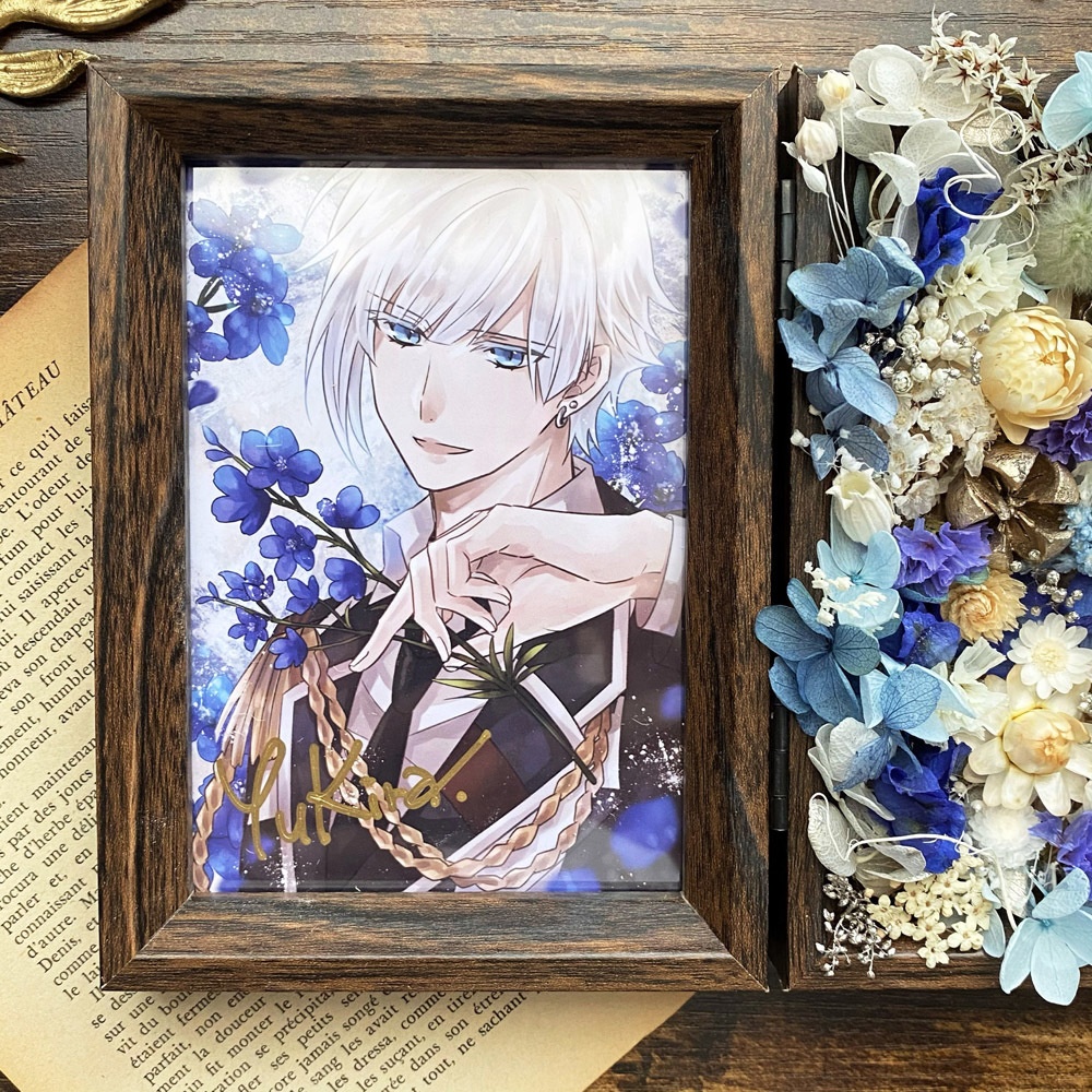 【B】リュカ:フラワー額装 複製原画