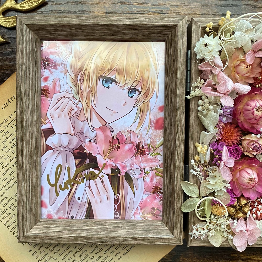 【D】クレナ:フラワー額装 複製原画