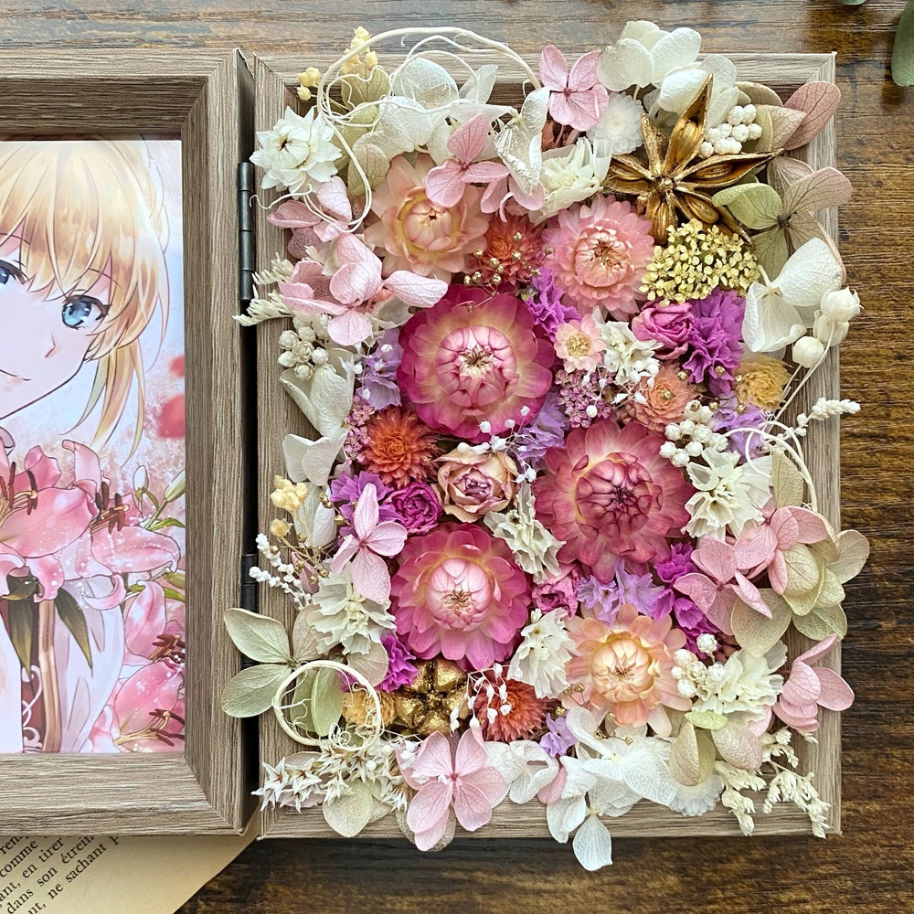 【D】クレナ:フラワー額装 複製原画