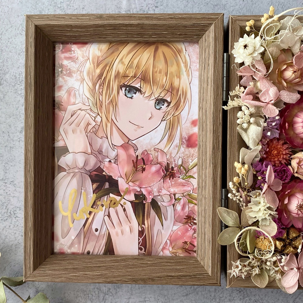 【D】クレナ:フラワー額装 複製原画