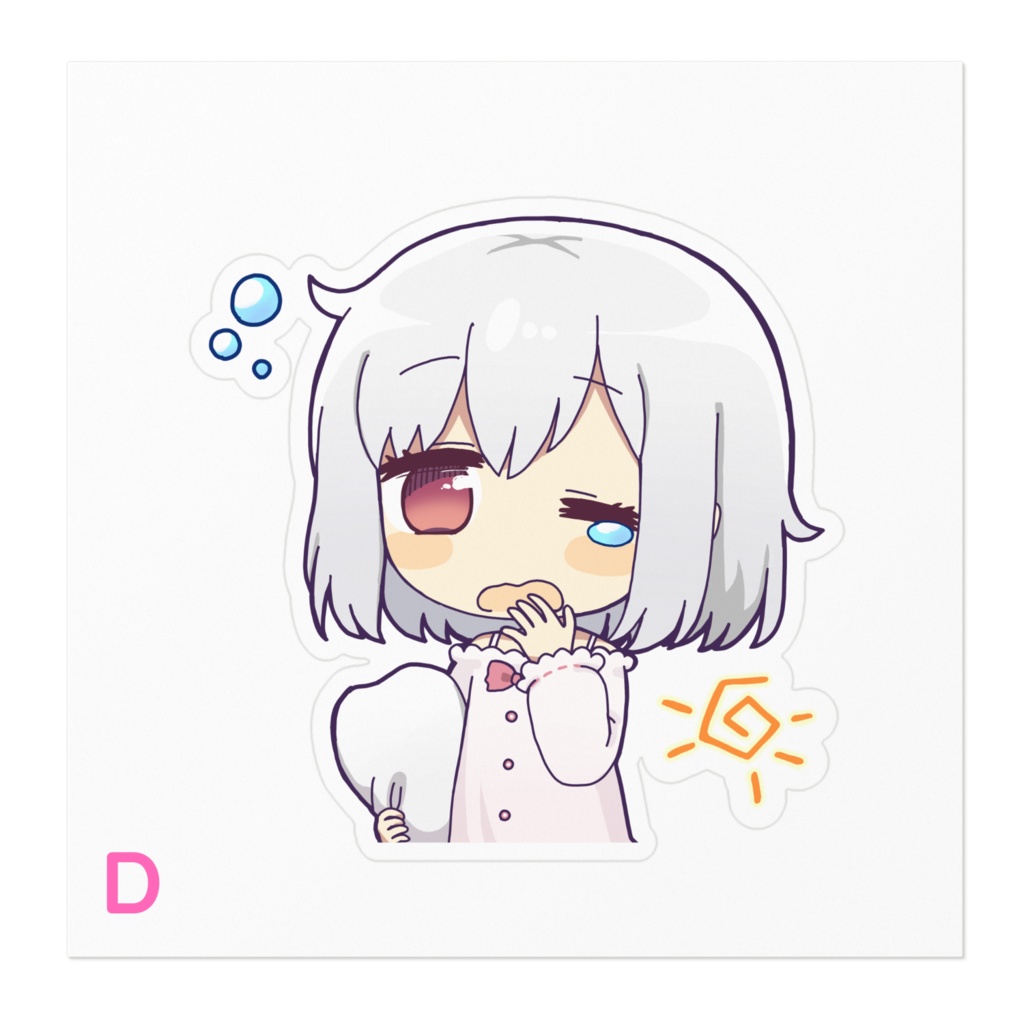 かるめりちゃんステッカー