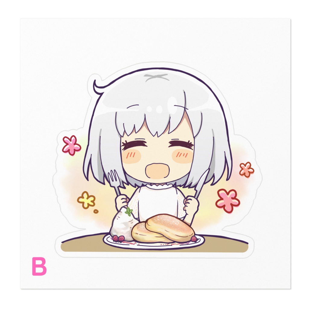 かるめりちゃんステッカー