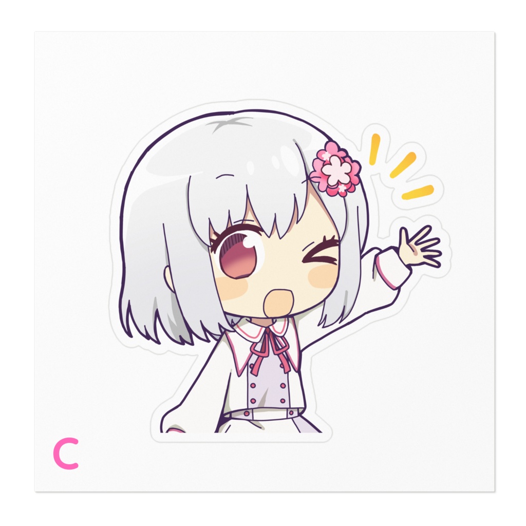 かるめりちゃんステッカー