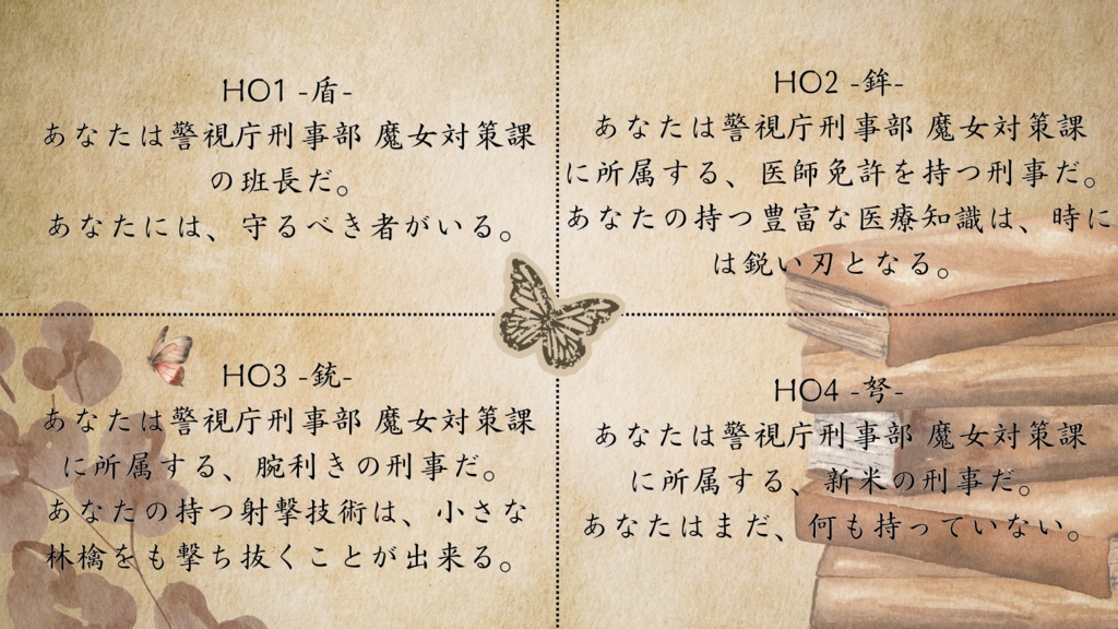 CoC6th『夢のビブリア、人と魔女。』【SPLL:E192554】