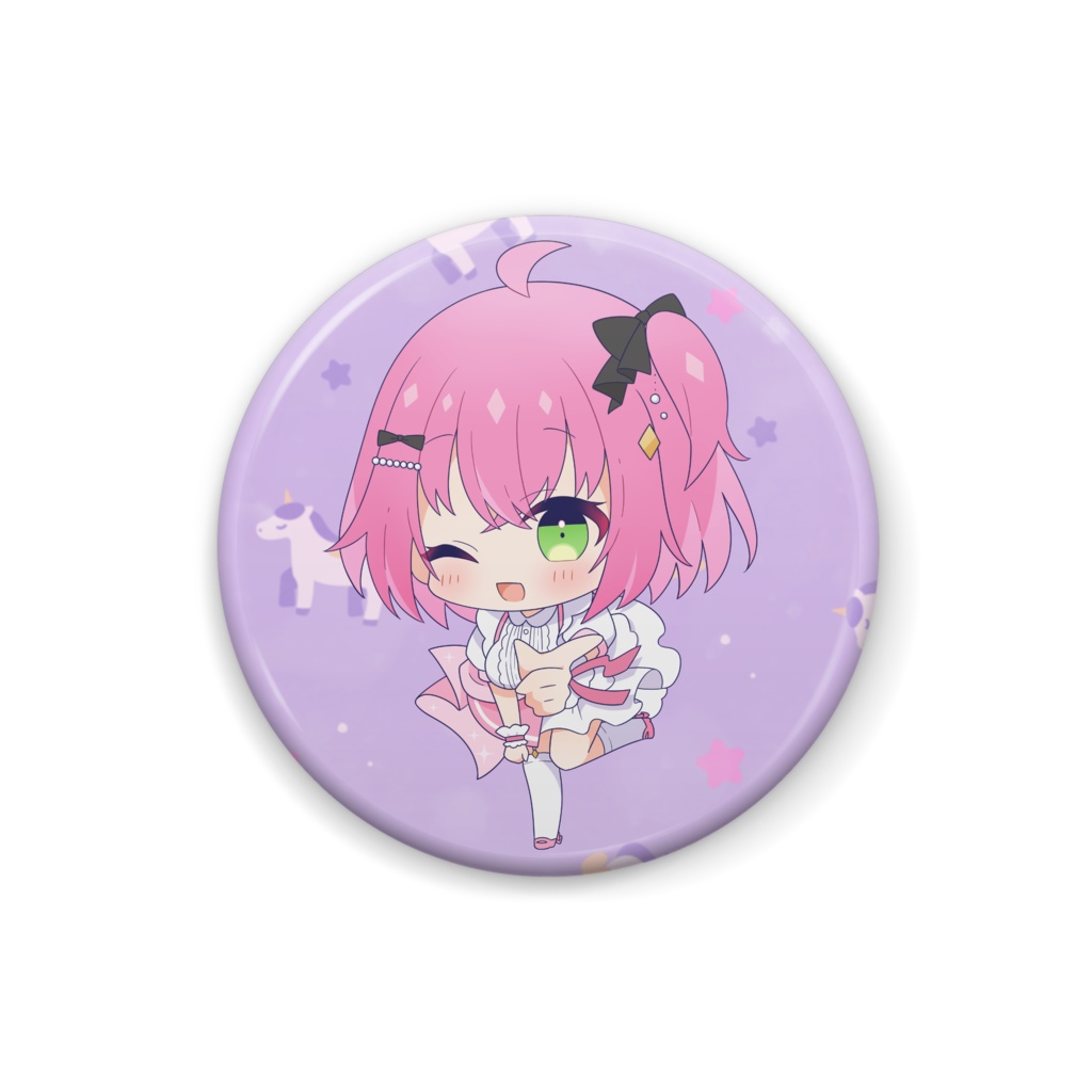 あずさ　超絶かわいい缶バッチ　デフォルメver