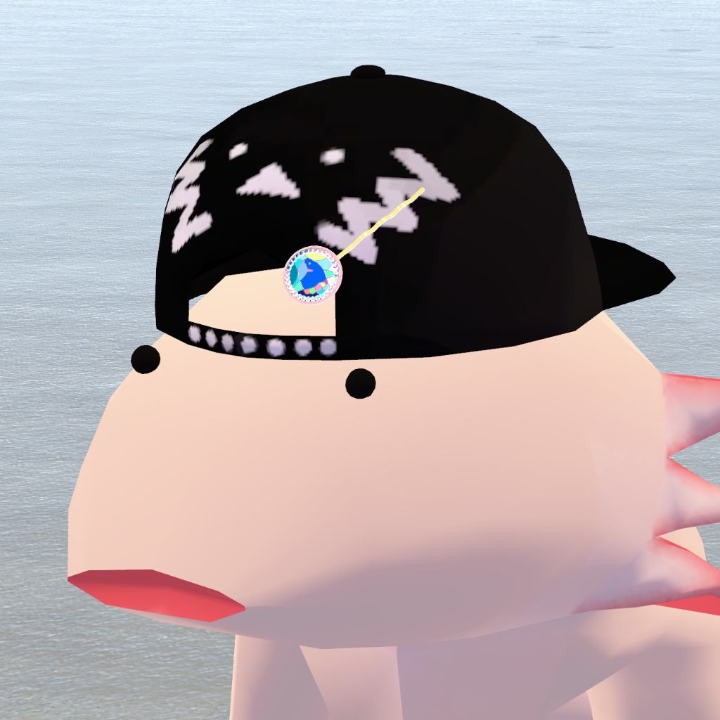 【無料】ManbowHairClip【VRChat対応】