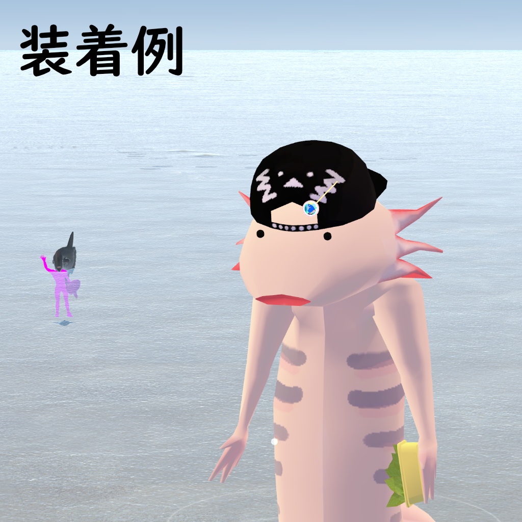 【無料】ManbowHairClip【VRChat対応】