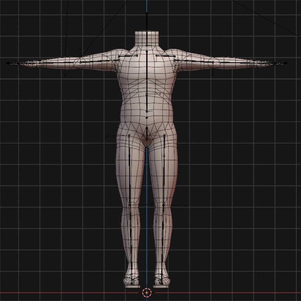 【無料】Manbody‐FishHead‐ VRChat用共通素体