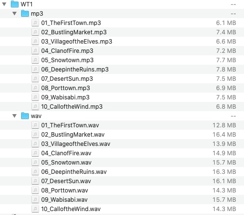 World TravelerVol.1 〜RPGの街・村に最適なBGM素材集〜