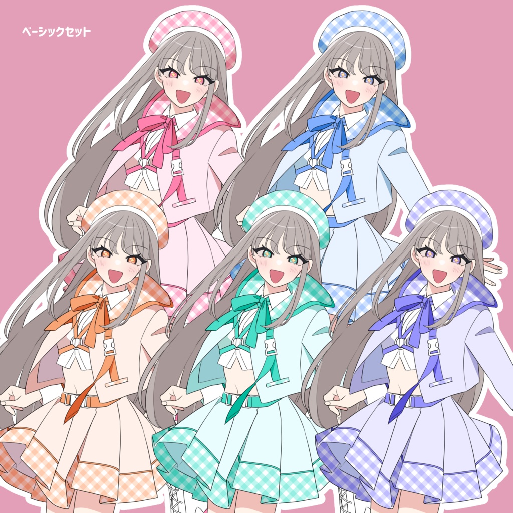 【無料版有】立ち絵素材07_女性アイドル