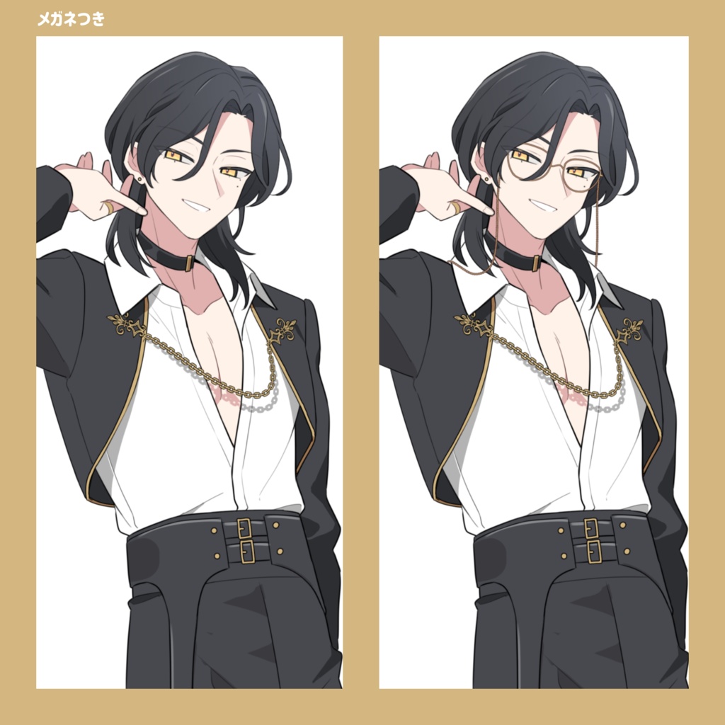 【無料版有】立ち絵素材08_男性アイドル