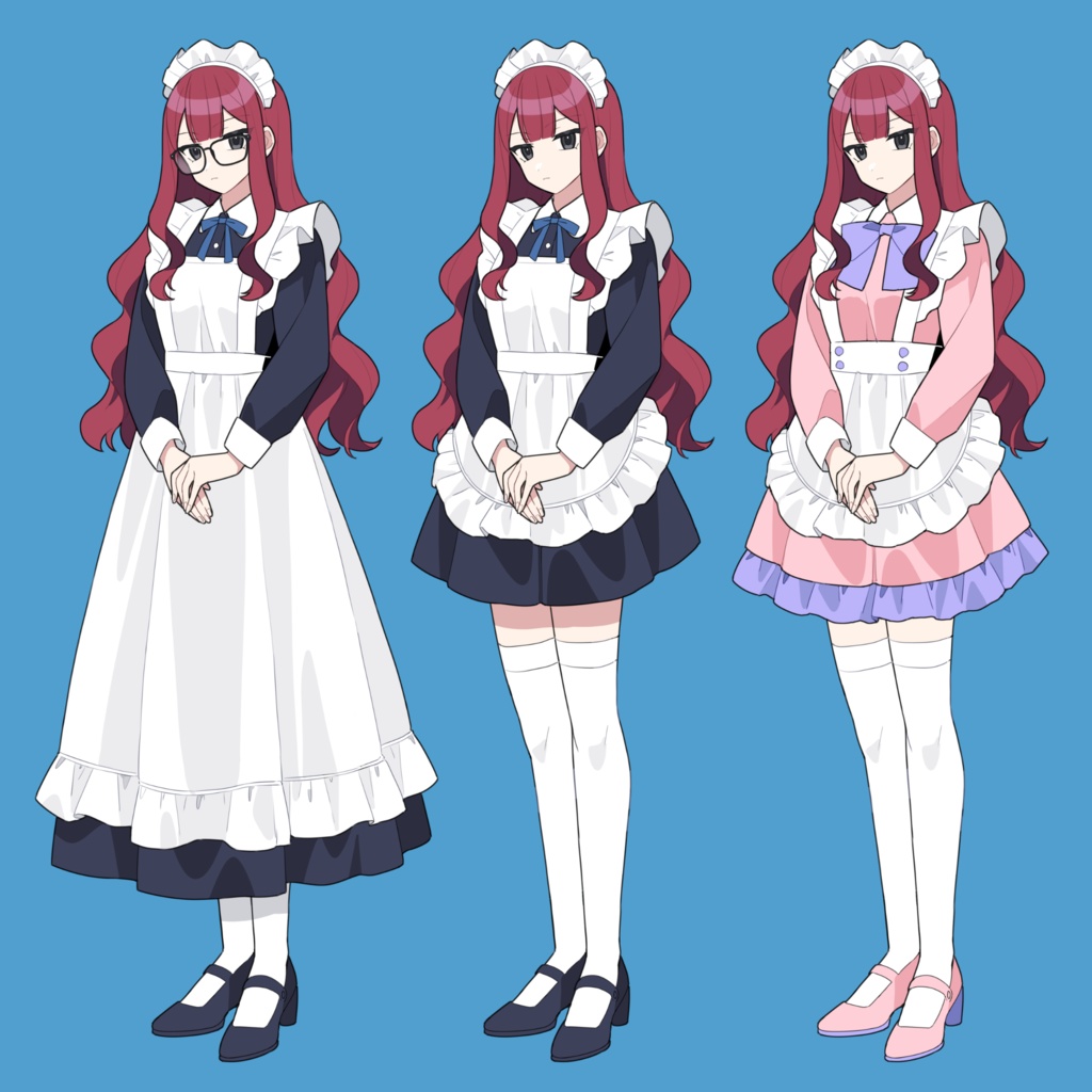 【無料版有】立ち絵素材11_メイドさん