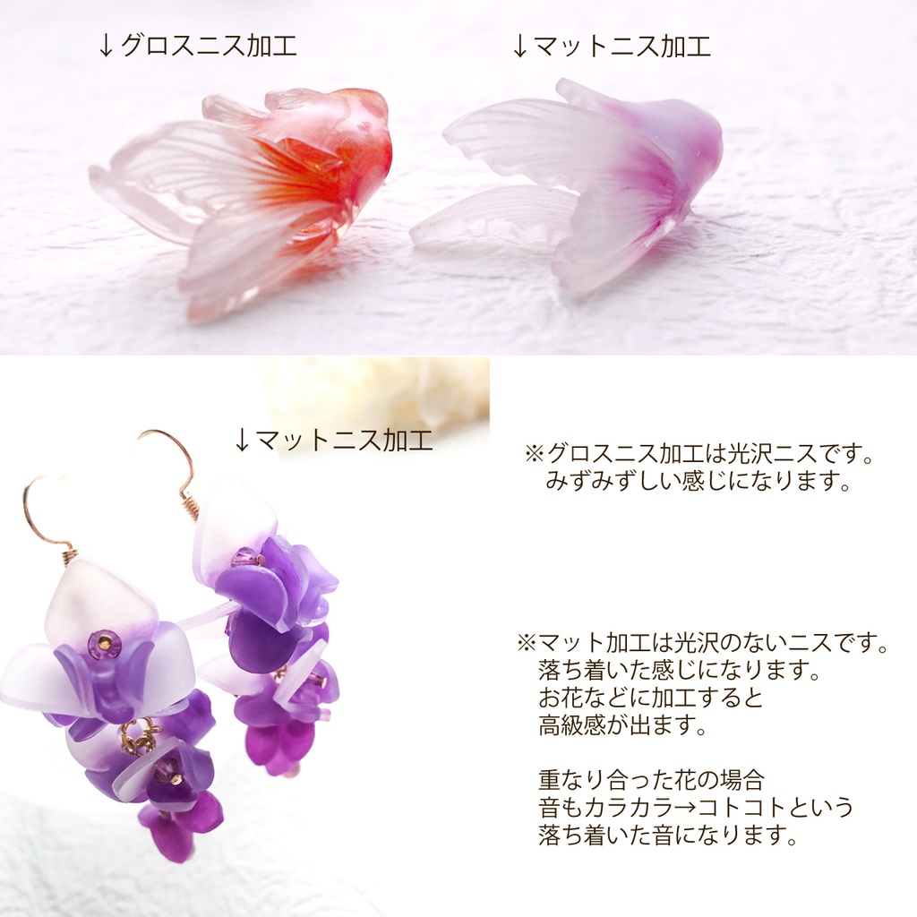 グロスニス・マットニス加工