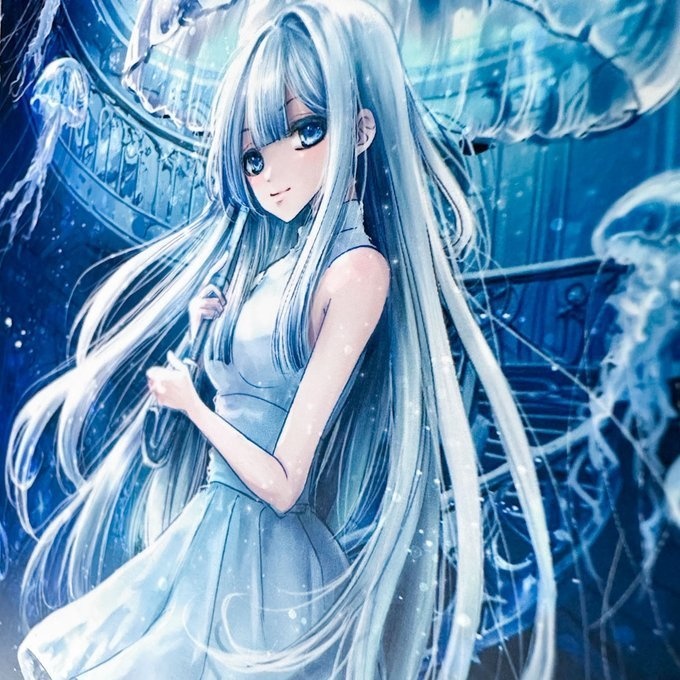 【クラゲポストカード】海月姫【女の子】