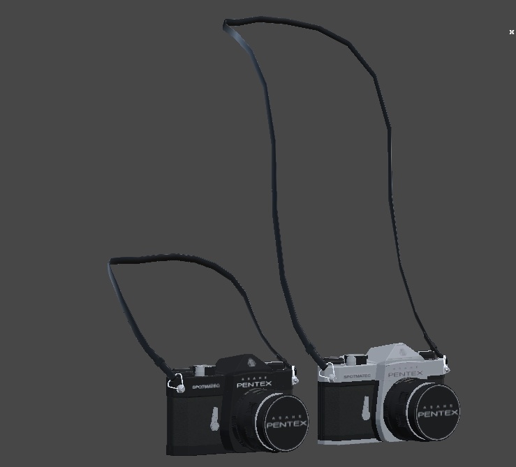 「無料」3Dカメラモデル PENTEX SPOTMATEC