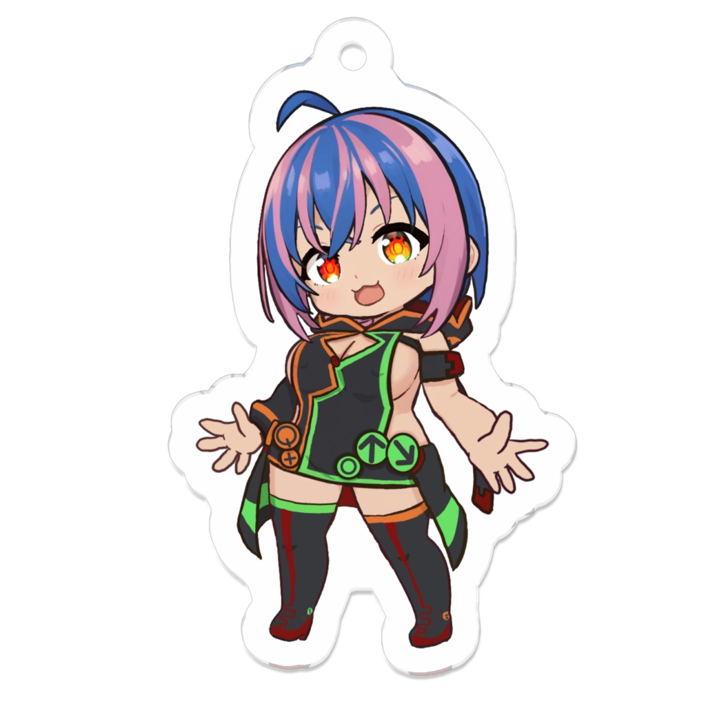 真透シヲリ：ちびキャラアクキー_Ver.01