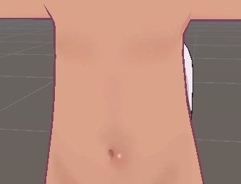 リルレオ褐色肌texture+オマケ【ピンク肉球texture】