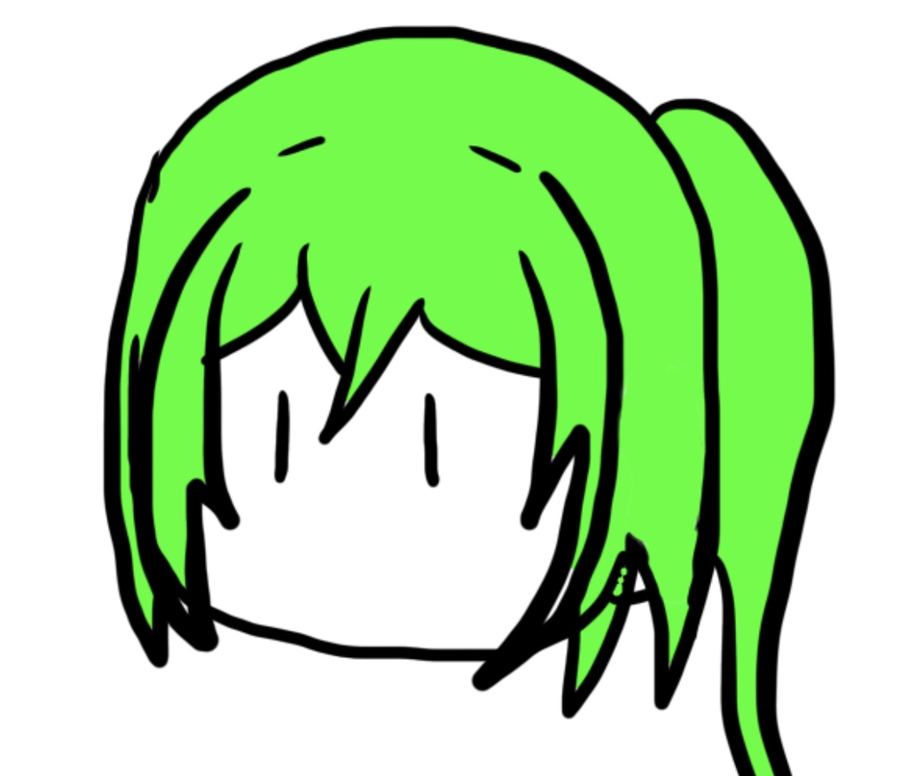 莉奈の手描きアクリルキーホルダー