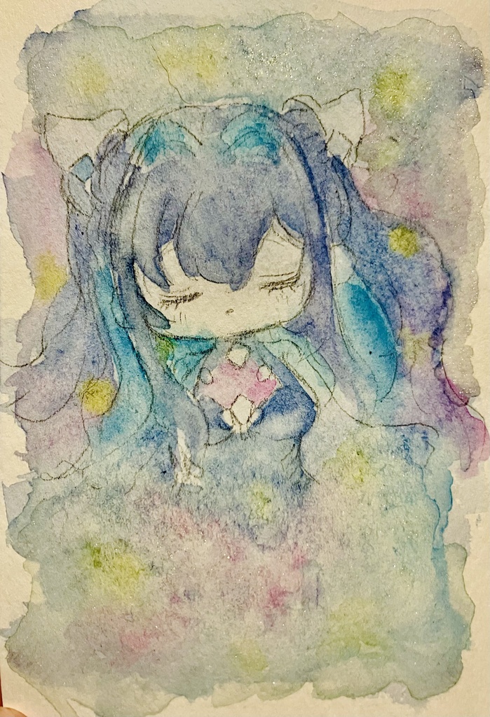 セイレーン 水彩イラスト