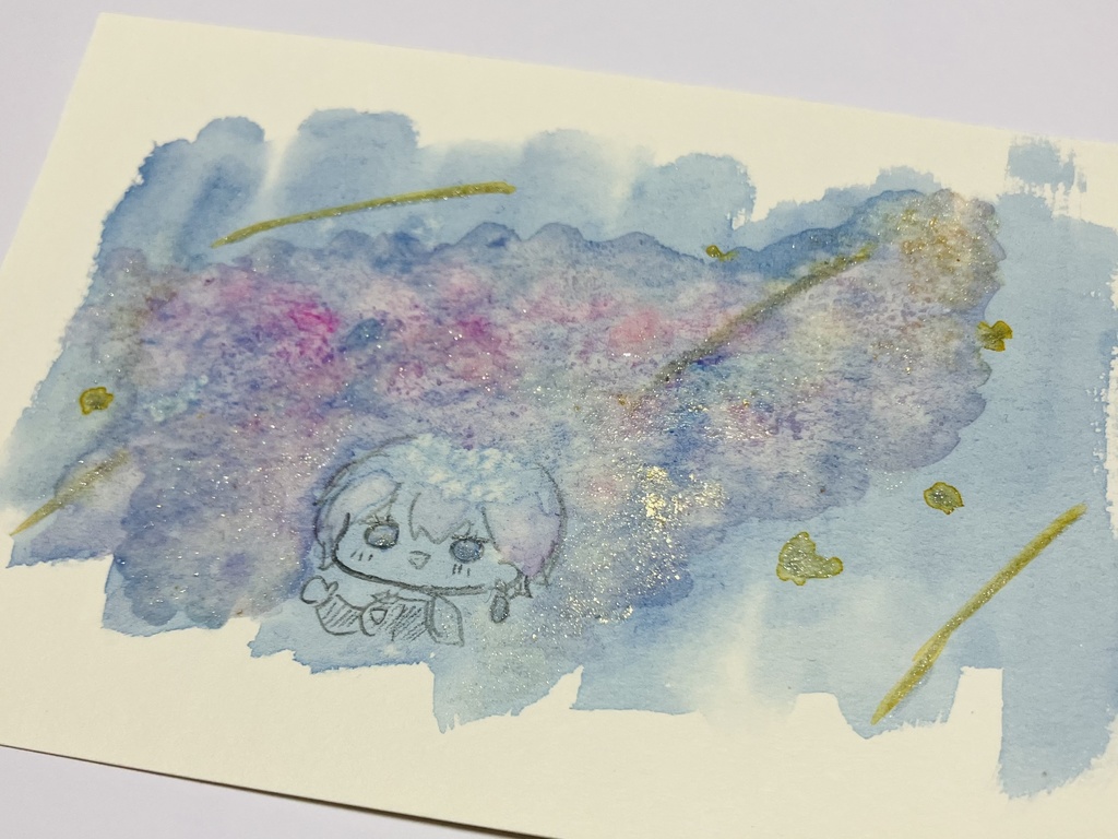 リリーバイス 水彩イラスト