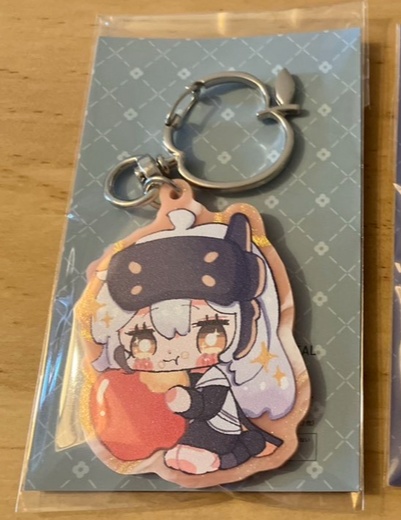スノーホワイトのアクリルキーホルダー