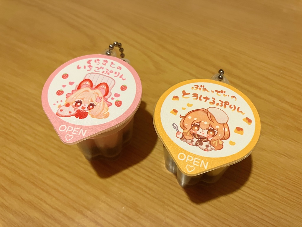 【新作】くらすとのいちごぷりん キーホルダー