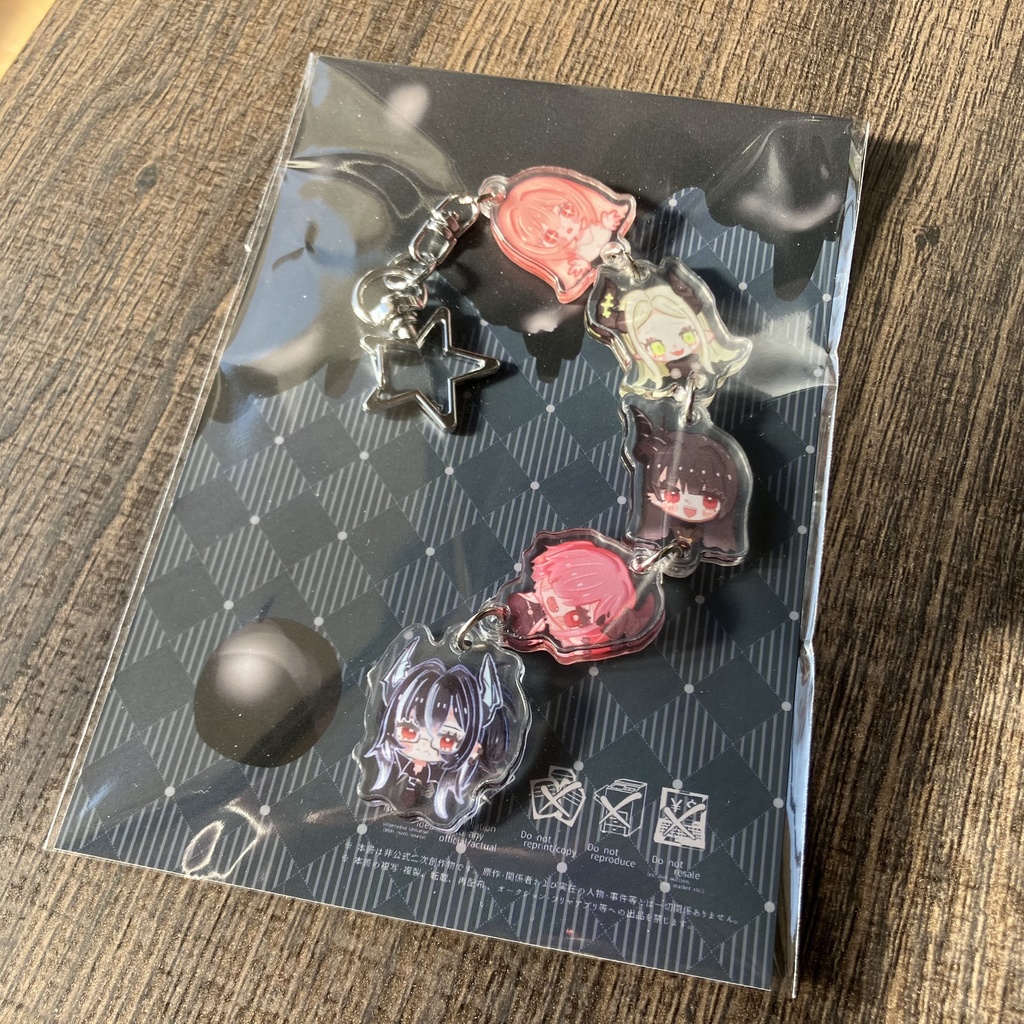 フォービーストとオンリーワンの仲良し5連アクリルキーホルダー