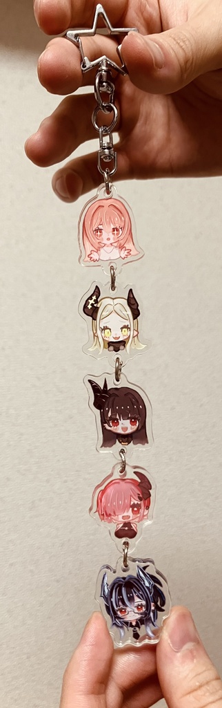 フォービーストとオンリーワンの仲良し5連アクリルキーホルダー