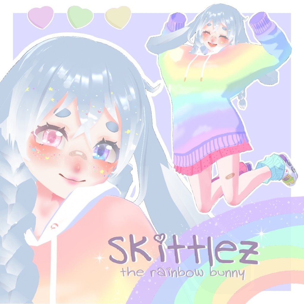 [VRoid 3D Model] Skittlez スキットルズ