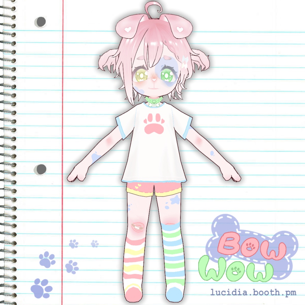 【Vroid 3D Model】Bow Wow | バウワウ