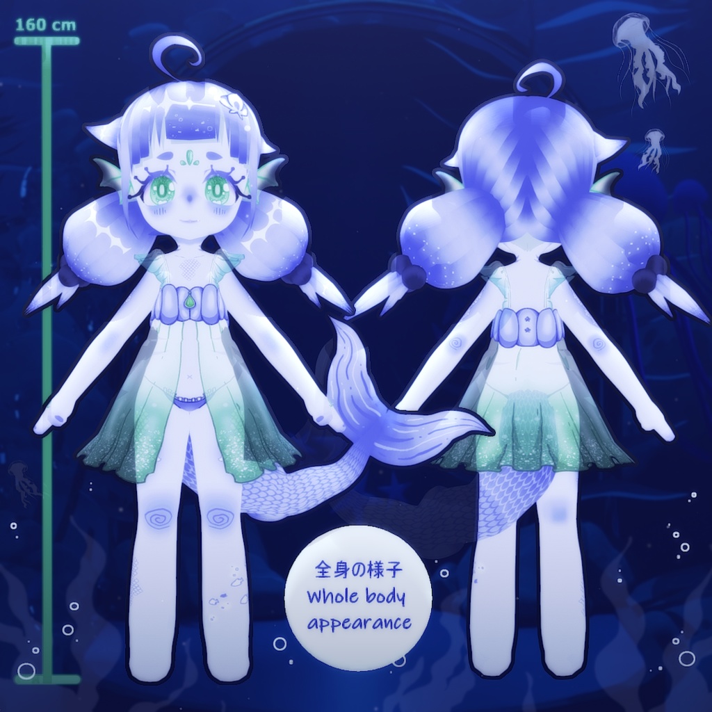 【VRoid 3D Model】Melody the little Nixe