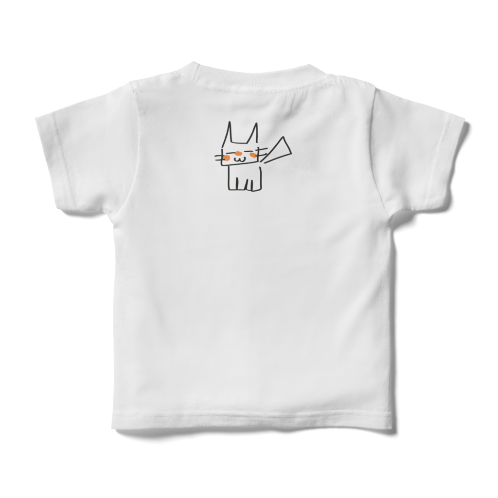 カクカクネコお子様Tシャツ