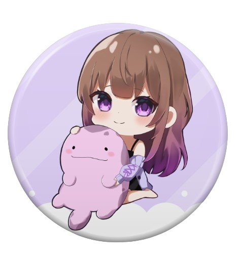 ぬいぐるみ缶バッジ