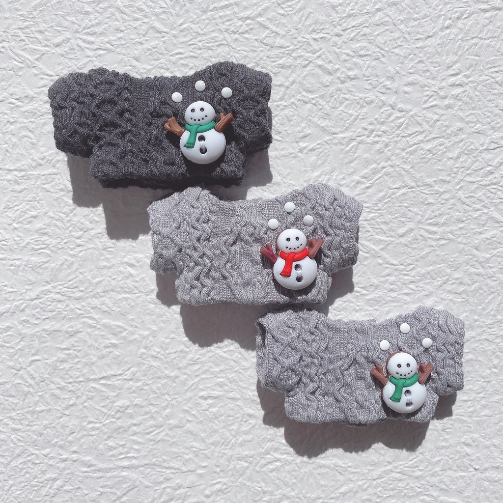 雪だるまニット