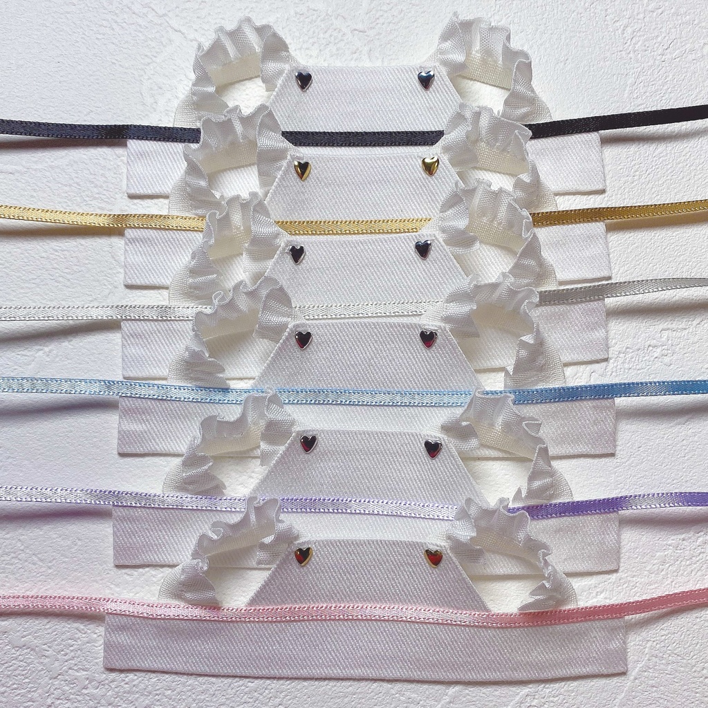 フリルエプロン