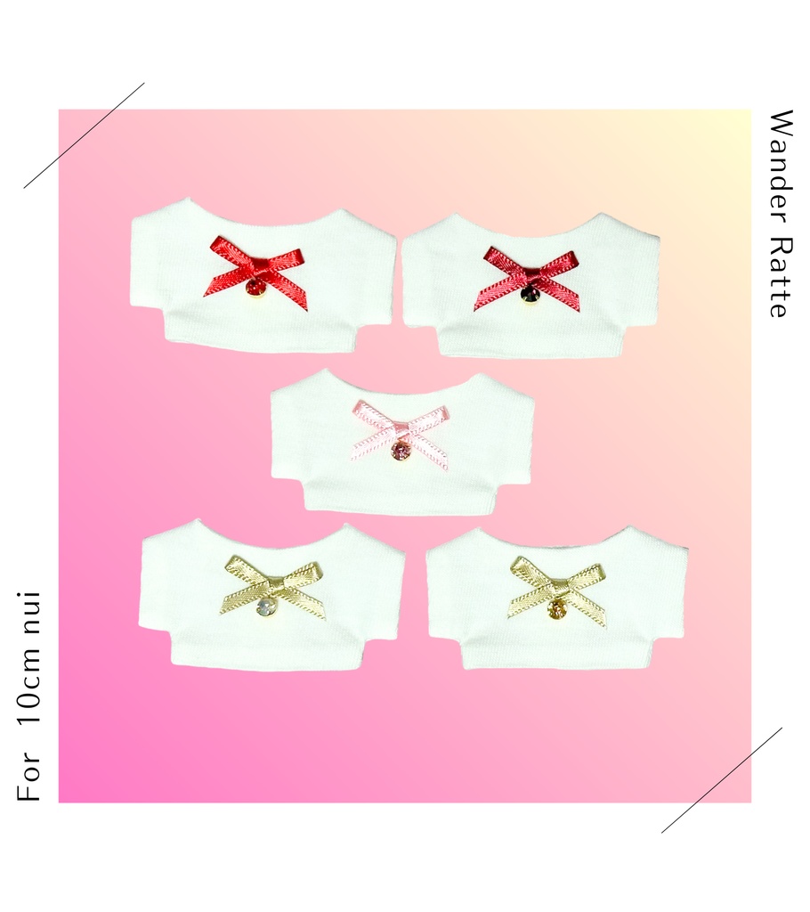 カラービジューシャツ