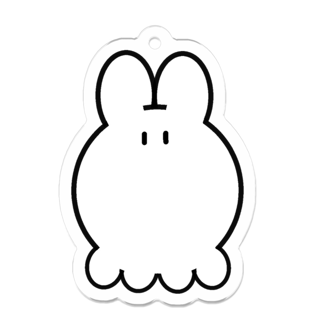【うさぎのおばけちゃん】アクリルキーホルダー！