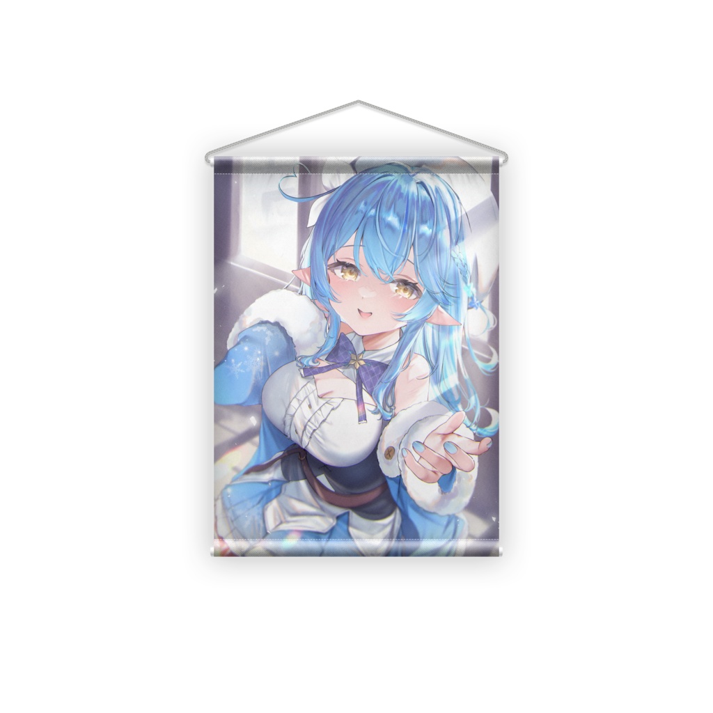 【エアコミケ3】雪花ラミィタペストリー