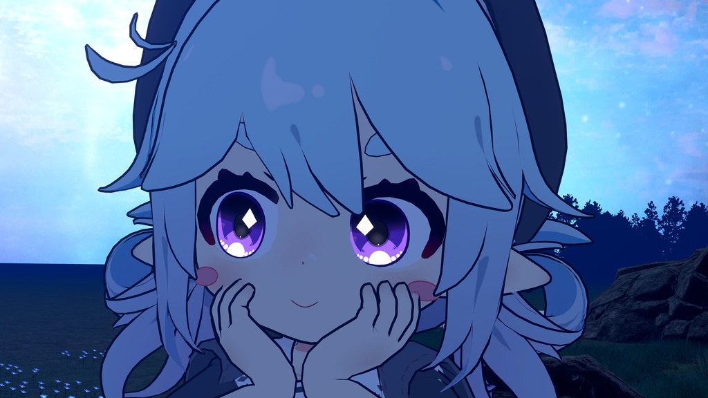 【無料】シンプルアイテクスチャ6種【ココちゃんとポポさん対応】