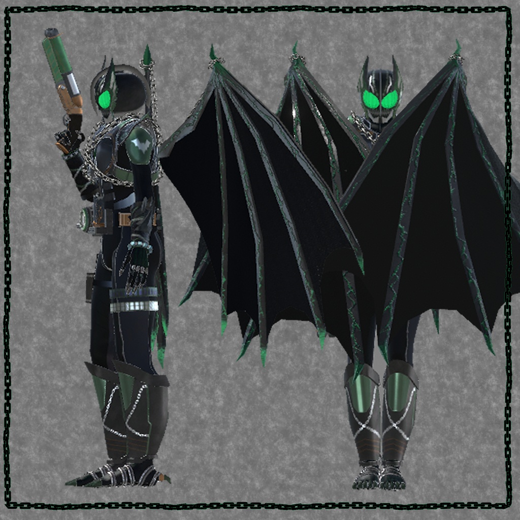 Badness-Bat【オリジナル3D変身モデル】【v1.41】