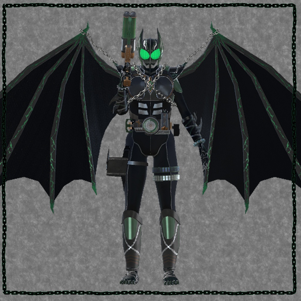 Badness-Bat【オリジナル3D変身モデル】【v1.41】