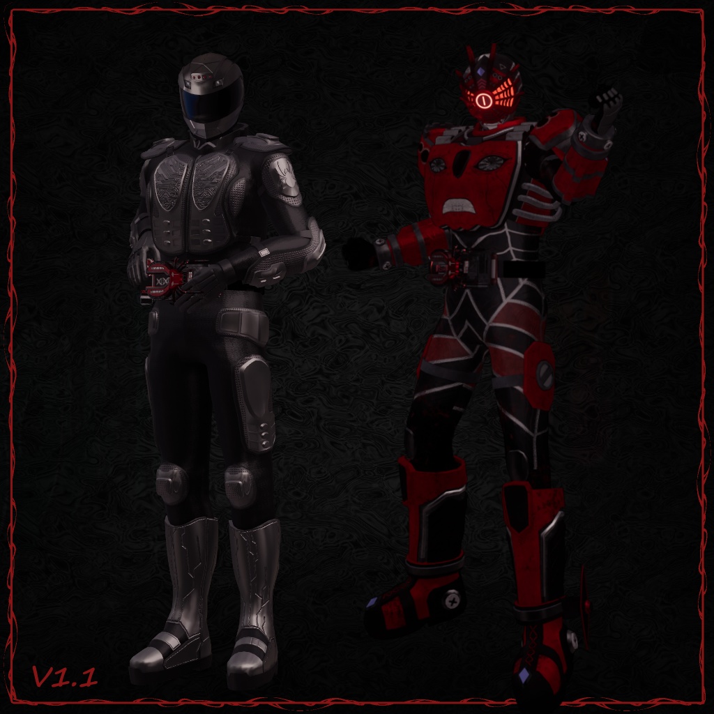 Crimson-Spider【オリジナル3D変身モデル】【v1.1】