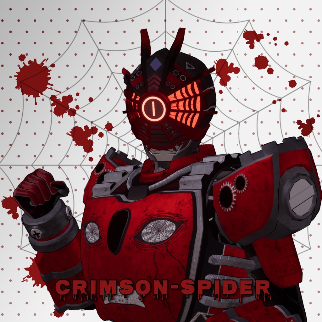 Crimson-Spider【オリジナル3D変身モデル】【v1.1】