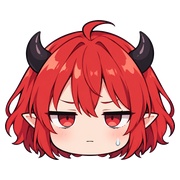 【透過PNG素材】悪魔っ娘 ミニキャラスタンプ&アイコンセット(8種)