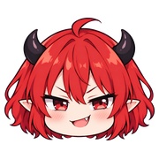 【透過PNG素材】悪魔っ娘 ミニキャラスタンプ&アイコンセット(8種)